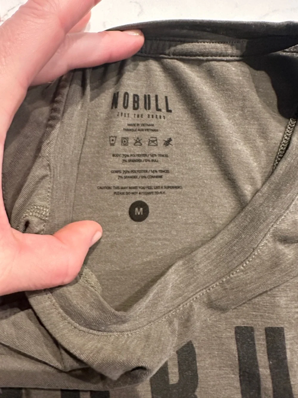 NOBULL Muscle Tank Olive Green - Picture 5 of 12